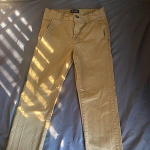 Tan Jean shorts for boys